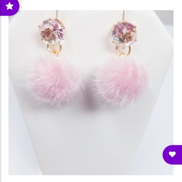 5 Fuzzy Drop Earrings - Picture 8 of 10